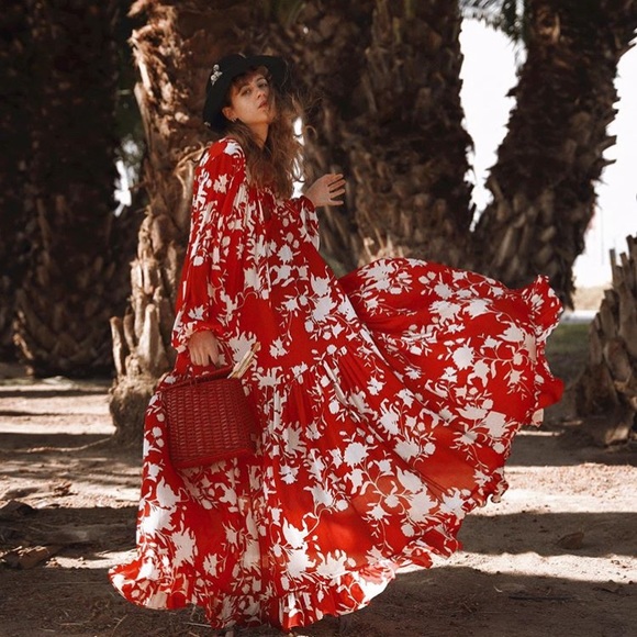 H&M Dresses & Skirts - JOHANNA ORTIZ x H&M VOLUMINOUS SATIN DRESS